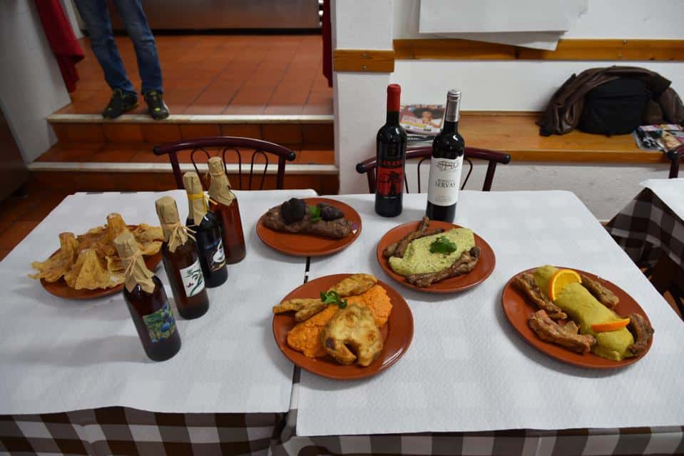Cornbread dishes in MoraTURISMO DO ALENTEJO