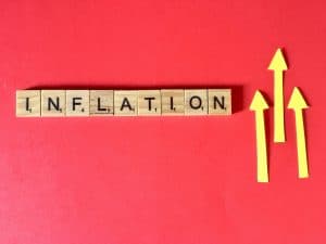 INFLATION on red background