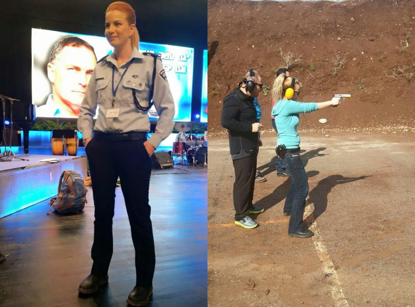 נטלי בתקופת השירות שלה בכוחות הבטחון בישראל